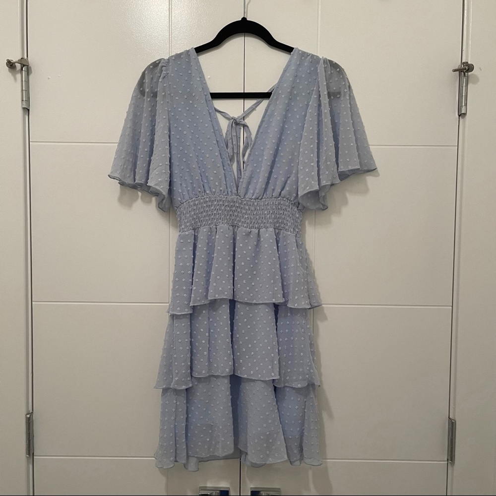 Blue shein dress
